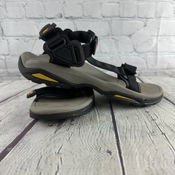 Camel Crown Mens Sport Sandals Black‎ Slip Resistant Slingback Hook Loop US 11 - Picture 1 of 16